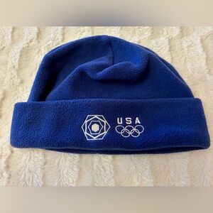 Vintage 2006 Torino Italy Roots USA Olympic Winter Hat